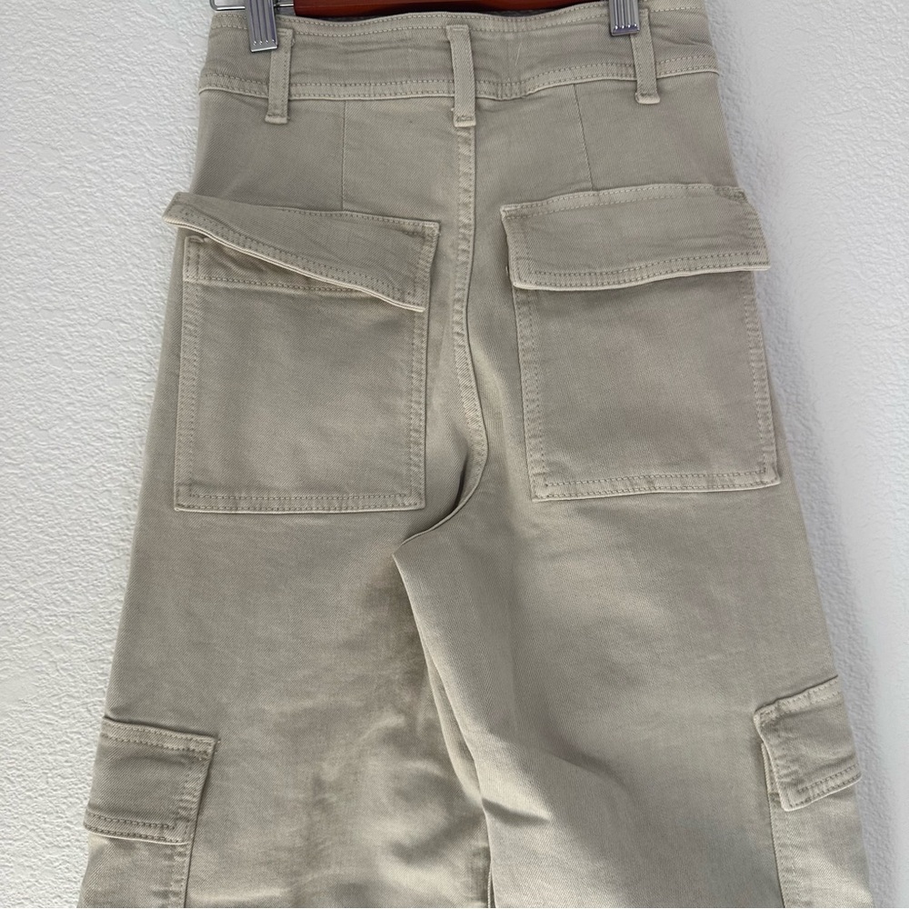 Zara Women's High Waisted Wide Leg Cargo Pants‎ Size 0 - Picture 13 of 14